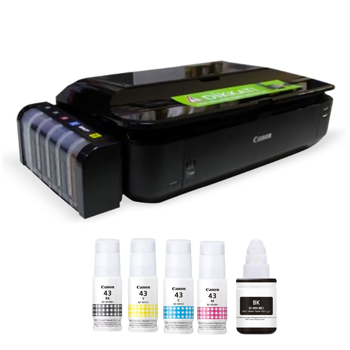 Canon ix6850 (A3+ Yazıcı) ve Bitmeyen Kartuş Sistemi -Profesyonel Fotoğraf Yazıcısı ( 43 Seri Orjinal Mürekkep ile )